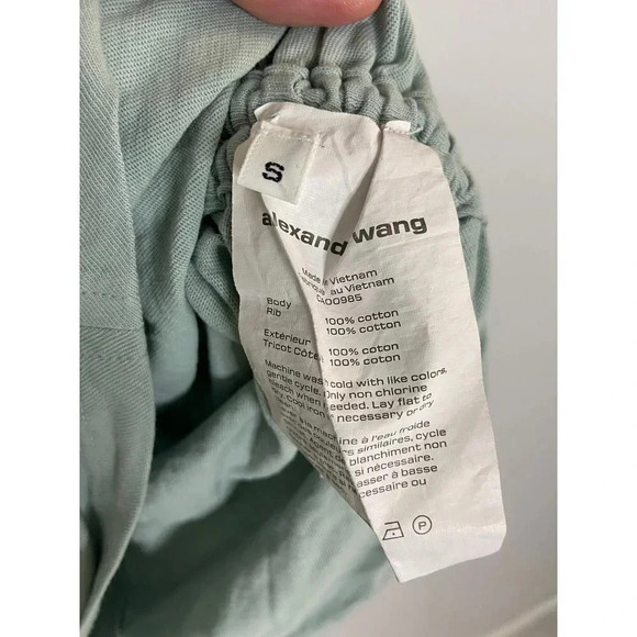 alexanderwang.t Tie Ruched Jersey Minidress-sz Small - Picture 7 of 8